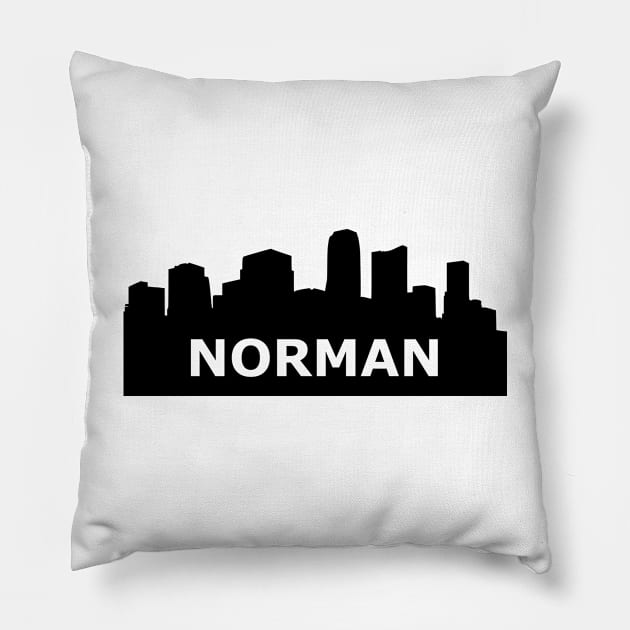 Norman Skyline Pillow by gulden