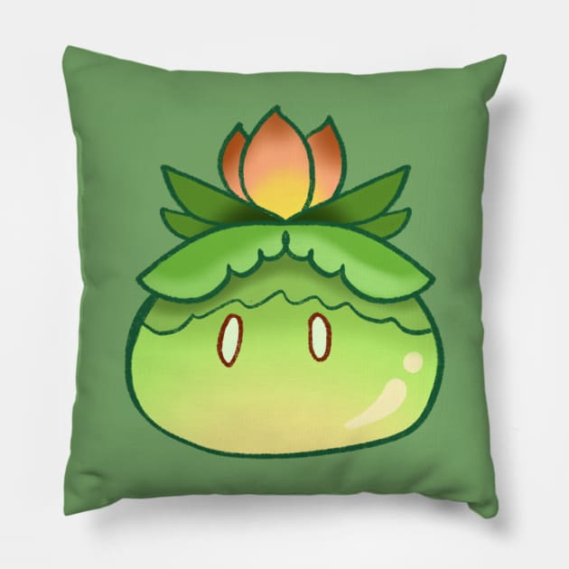 Dendro Slime Pillow by LadyTsundere