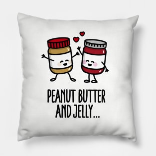 Peanut butter and jelly Pillow