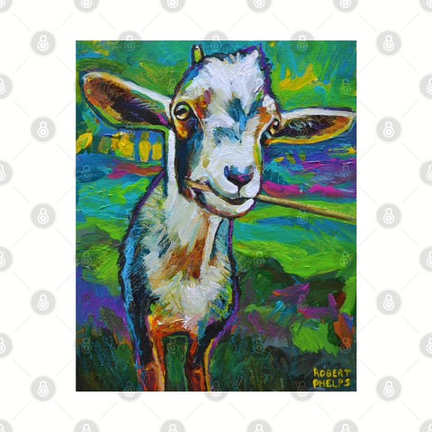 Theodore the Goat by RobertPhelpsArt