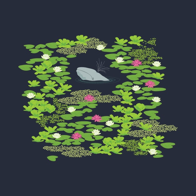 A Whale in the Watergarden by wildnotions