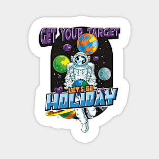 Get Your Target, Let's Go Holiday Magnet