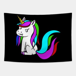 Unicorn Evil Eyes Team or Gift Shirt Tapestry