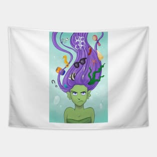 Mermaid Hair Do Care Tapestry