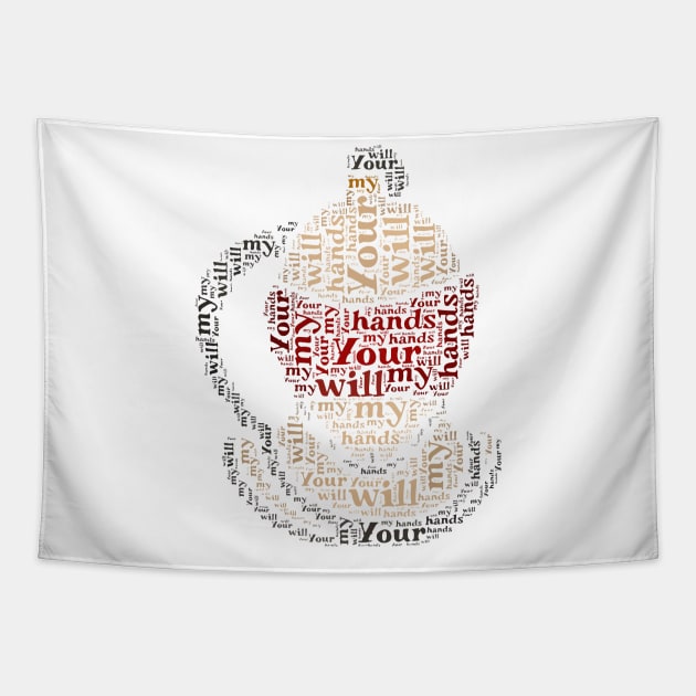 Lee Sin Typography Tapestry by GramophoneCafe