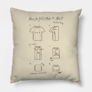 How to fold this T-shirt Tutorial - Funny Joke - Instructions Pillow