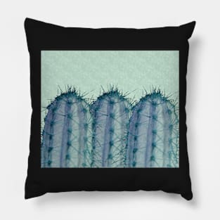 Watercolor Cactus Trio Pillow