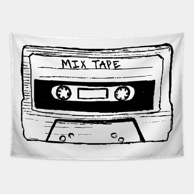 Mixtape Tapestry by Tee4daily