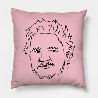 Pedro Pascal Messy Sketch Pillow