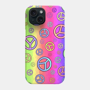 Flashy Peace Signs Phone Case