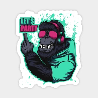 Let's Party Design Magnet