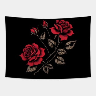 roses - flowers Tapestry