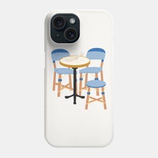 Parisian Cafe Chairs, Paris, France 2 Phone Case