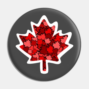 Canadian Maple Leaf - Vino di foglie Pin