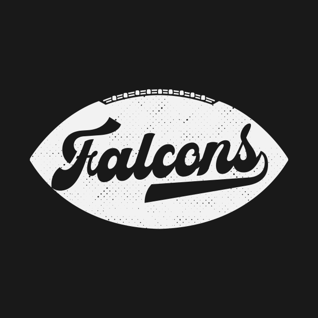 Retro Falcons Football by SLAG_Creative