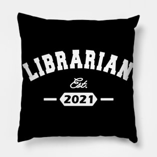 Librarian Est. 2021 Pillow