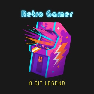 Retro Gamer Logo 3 T-Shirt