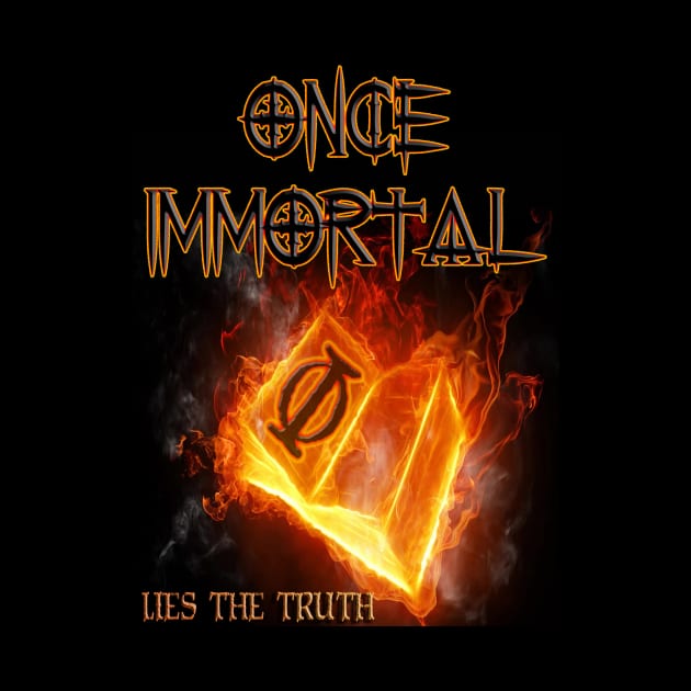 ONCE IMMORTAL Lies the Truth Cover 1 by HERVEY DESIGNS