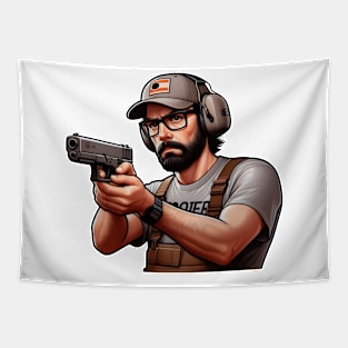 Tactical Man Tapestry