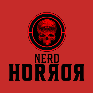 NERD HORROR WITH HAL HEFNER - BLACK T-Shirt