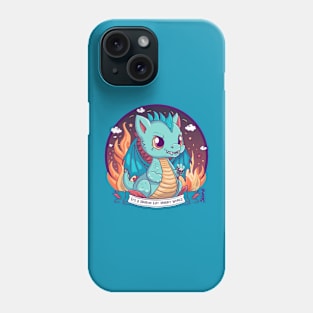 It's a Dragon Eat Knight World - Adorably Ferocious Phone Case