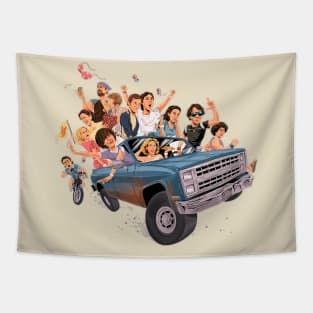 wet hot american summer Tapestry