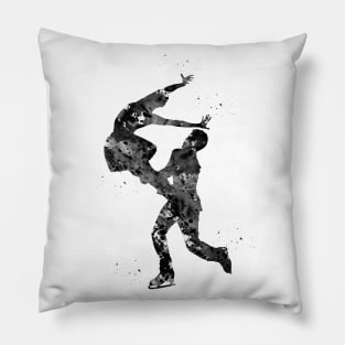 Couple Figure Skating Pillow