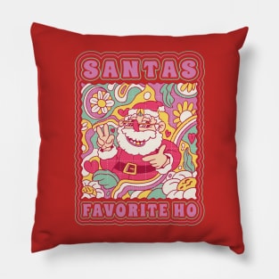 Pink Santa Pillow