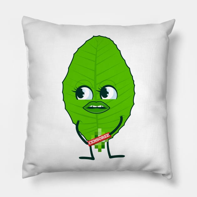 The Legendary CB Leaf Pillow by Lemongraphic