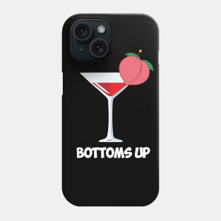 Bottums up! Peaches Drinking Pun Phone Case