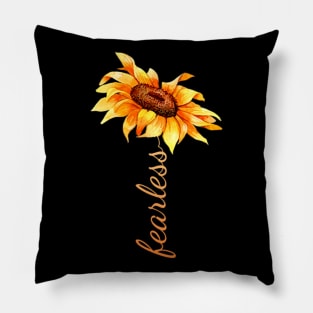 Sunflower Fearless Pillow