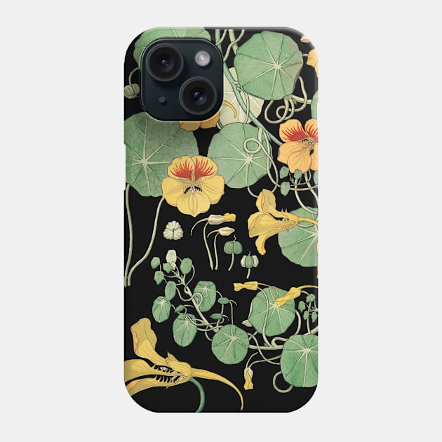 Capucine nasturtium from La Plante et ses Applications ornementales 1896 Phone Case by Anodyle