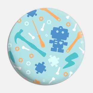 Young Engineer Pastel Pattern Pin