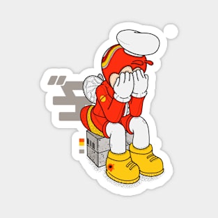 JOLLIBEE SAD HYPEBEAST POCKET DESIGN Magnet
