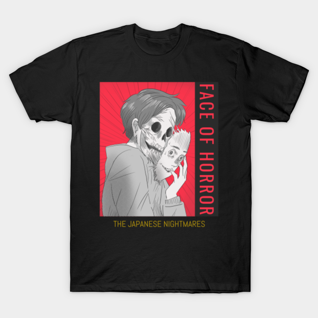 Face Of Horror Anime Inspired Halloween - Halloween - T-Shirt