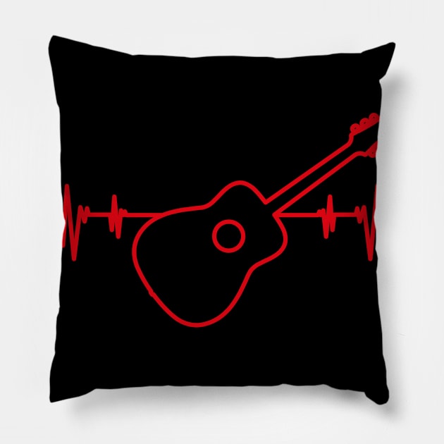 Guitar Rhythm Pillow by sebstgelais