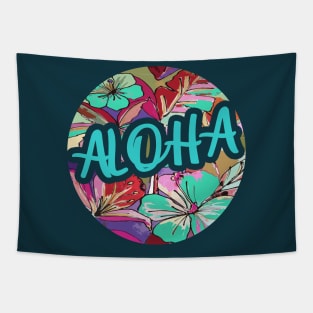 Aloha Floral Tapestry