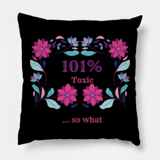 toxic wife Pillow