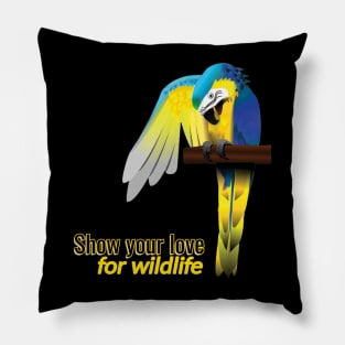 Show your love for wildlife Pillow