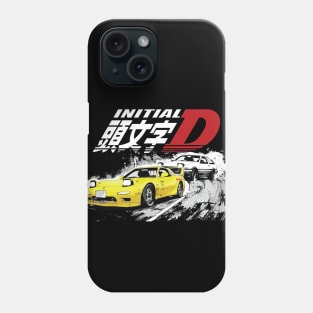 Initial D FD RX7 Stage 1 Drifting - Keisuke Takahashi's RedSuns vs takumi 86 Phone Case