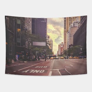 Manhattan Street New York City Tapestry