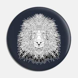 Bio mechanical lion Pin