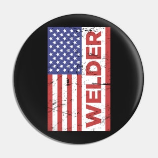 Proud American Welder Pin