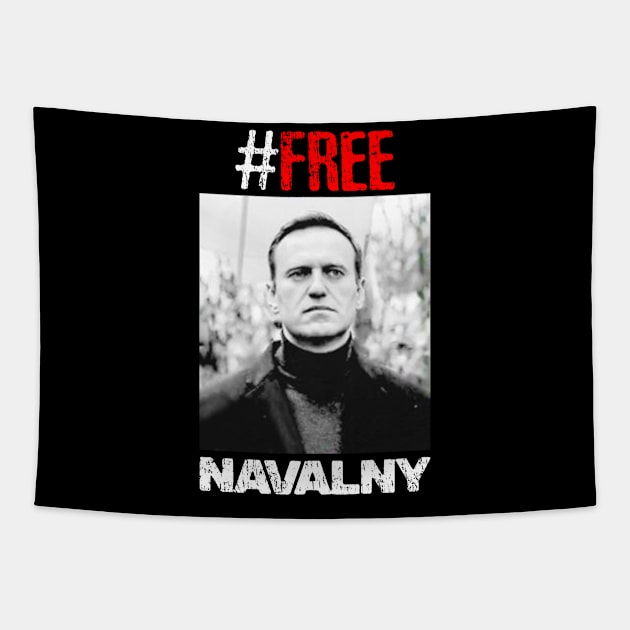 FREE NAVALNY Tapestry by gulymaiden