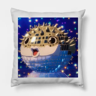 Crying At The Discoteque Pufferfish Pillow