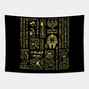 Egyptian hieroglyphs Tapestry