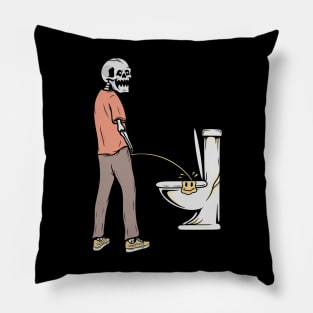 Skull toilet Pillow