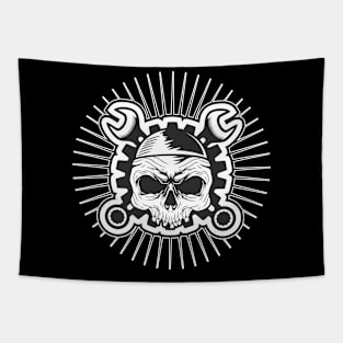 Skull Motors Tapestry