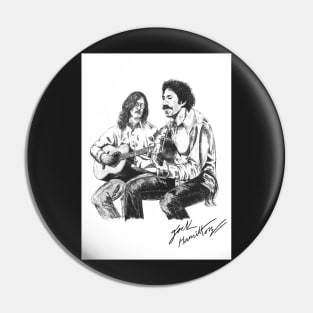 Jim Croce & Maury Original Ink Drawing Print Pin