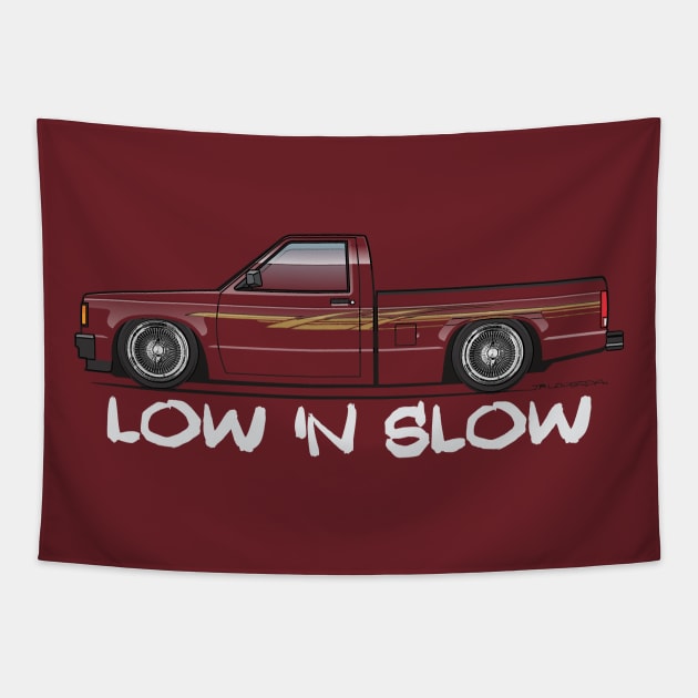 Low 'N Slow Multicolor Tapestry by JRCustoms44